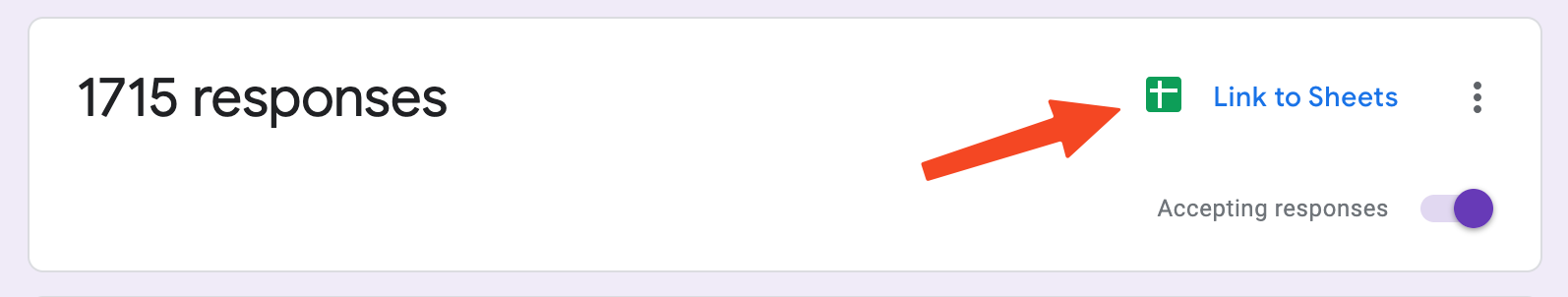 Link Google Form to Sheets